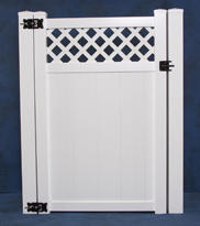 5 Tall Classic Privacy Fence With Lattice Classic Privacy W Lattice Vinyl Privacy Fence Fencing